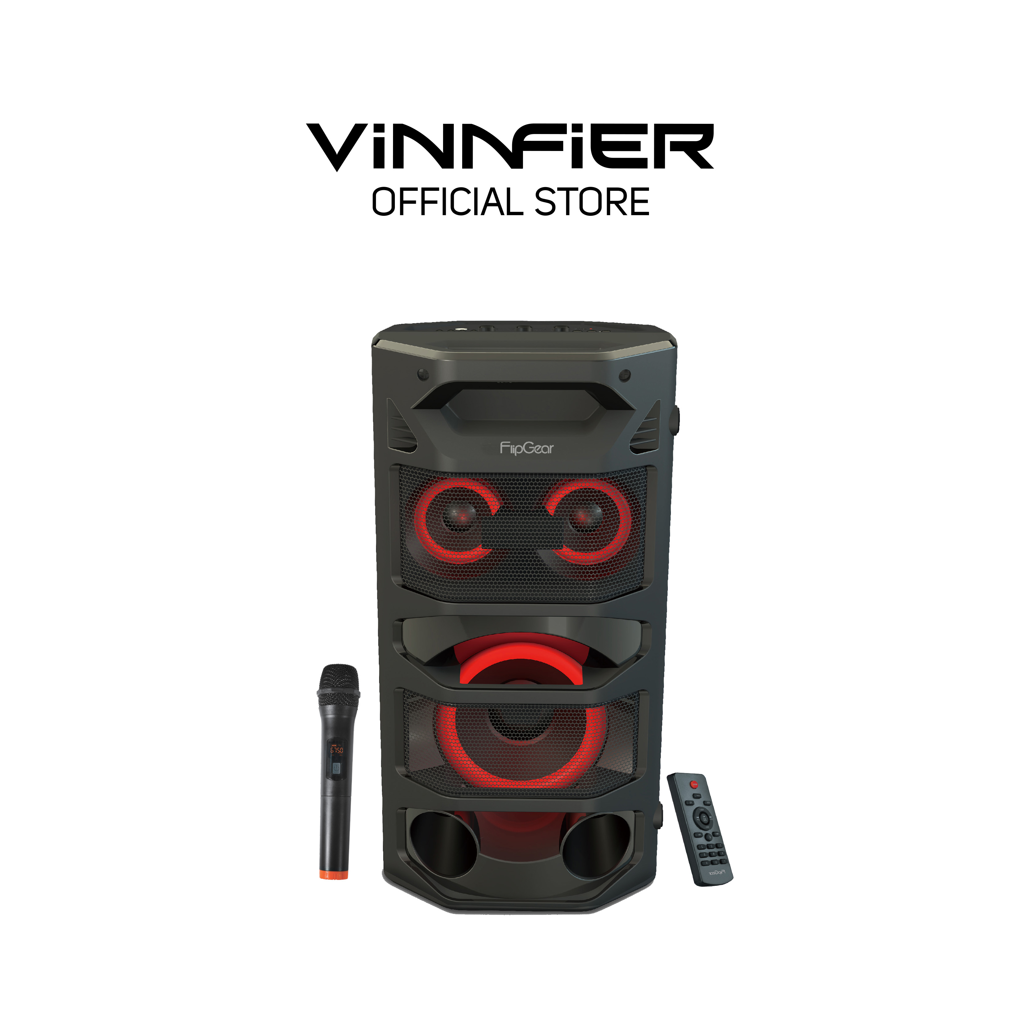 ???????? FLIPGEAR TANGO PRO 3 WMU Portable Karaoke System Speaker and Free 1 Wireless UHF Mic