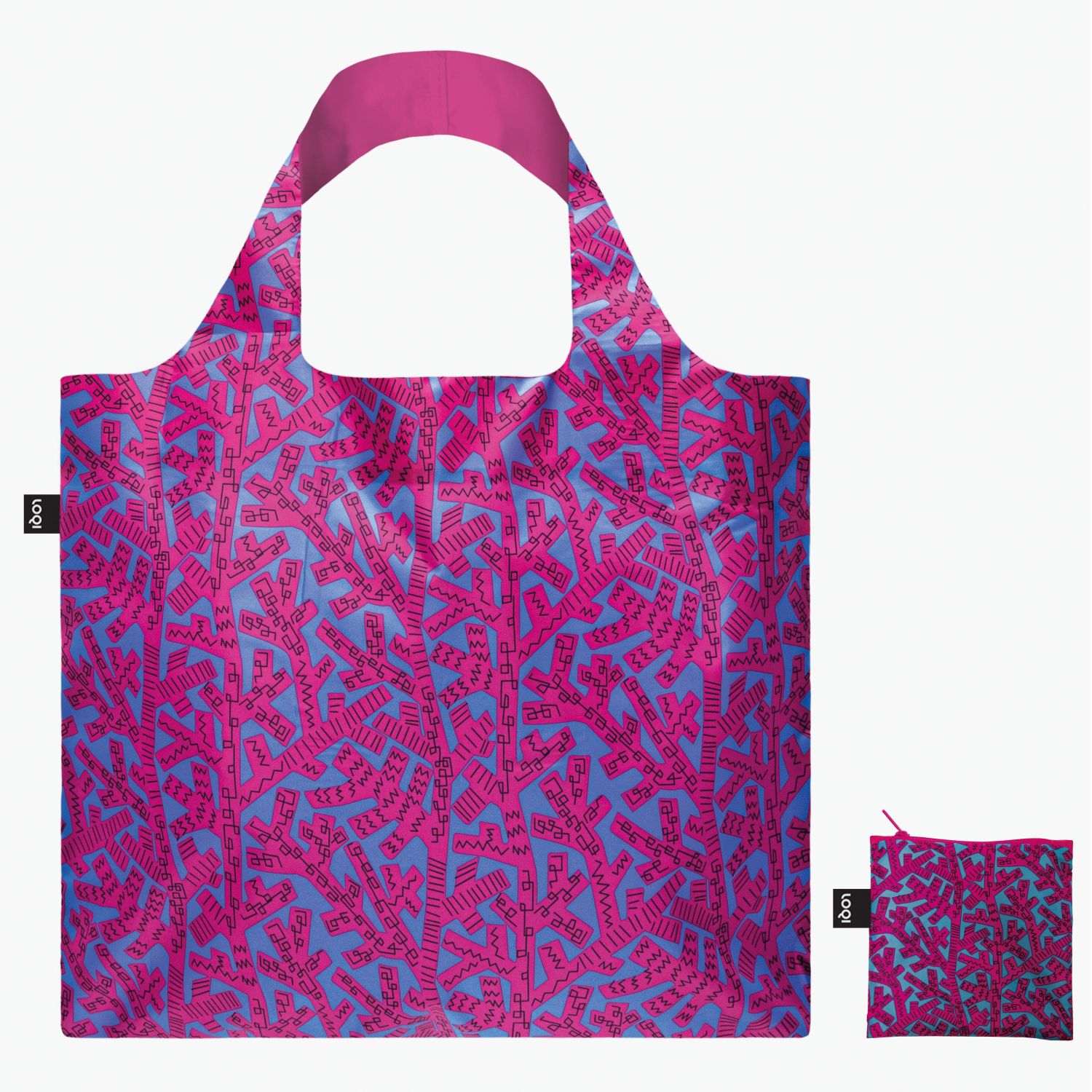 Loqi Museum Bag - Felice Rix Fabric Pattern Web For The Wiener Werkstaette - Recycled