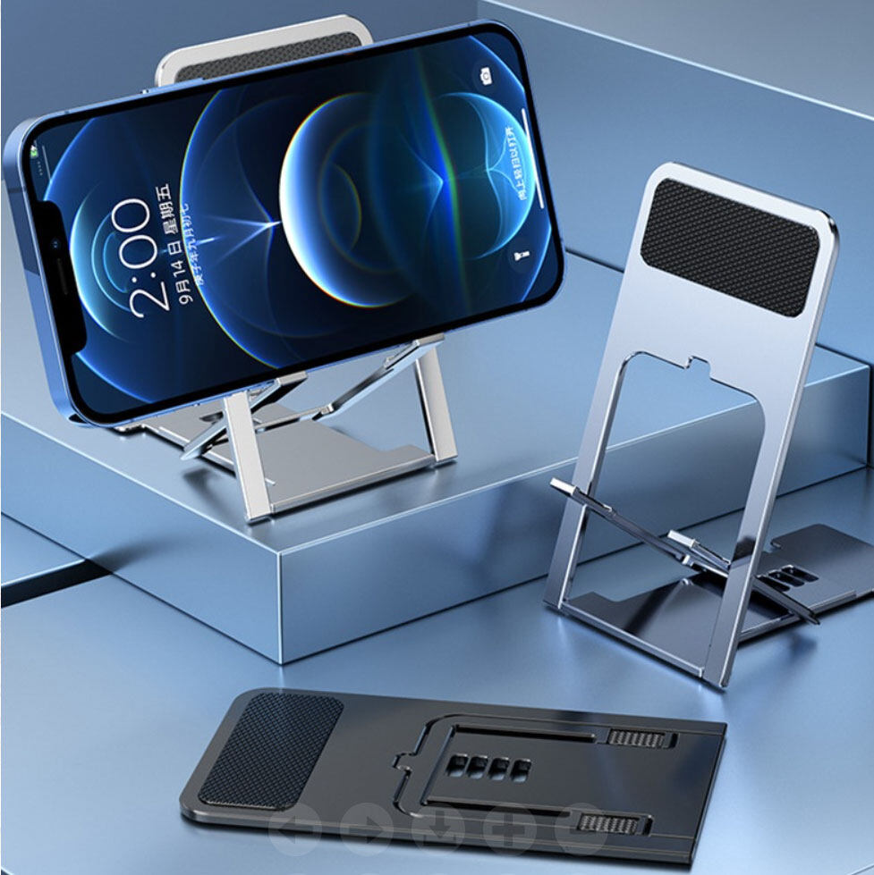 DoomHot Phone Holder Stand Cheap Plastic Handphone Stand Foldable Adjustable Mobile Holder Desktop Universal Ultra-thin Mini Mobile Phone Stand for Smart Phone Ipad for Live Streaming Online Classes